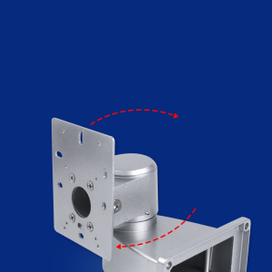 壁装人脸识别考勤一体机支架万向墙装支架铝合金材质防锈门禁支架
