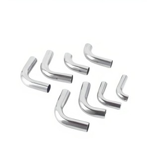 304316不锈钢弯头不锈钢双边加长单边加长直角90度L型弯头卫生级